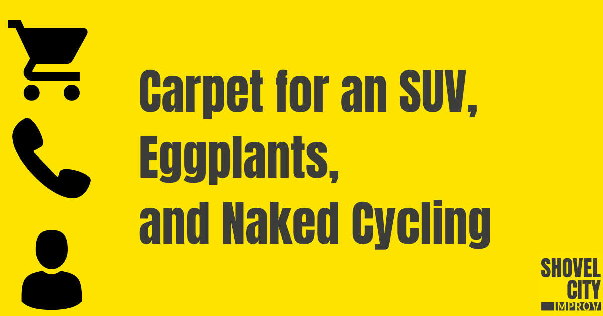 Episode 1 – Community Call – Carpet for an SUV, Eggplants, and Naked Cycling [PODCAST]